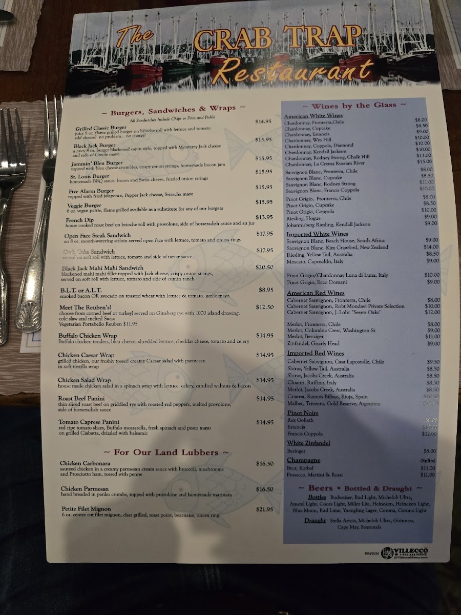 The Crab Trap Menu - Image 6